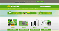 Desktop Screenshot of gpbatteries.com